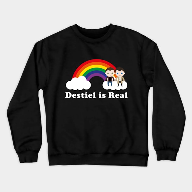 Destiel is Real Crewneck Sweatshirt by Plan8